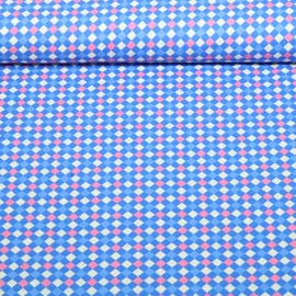 Bio Musselin Glatt "Southern Ease" Woven Light Royalblau
