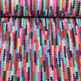 Bio Musselin Glatt "Western Fairy Tales" Tracks Petrol