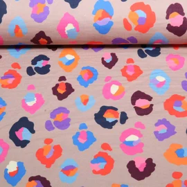 Bio Musselin "Gleam" Glamouflage Sand