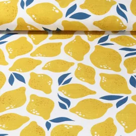 Bio-Musselin "Limone" Gelb