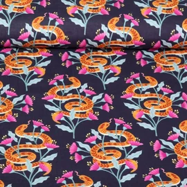 Bio Musselin "Magical Shimmer Of Wisdom" Navy