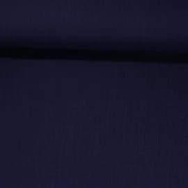 Bio Musselin "Penny" Dunkelblau