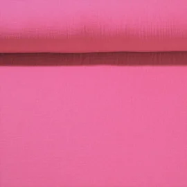 Bio Musselin "Penny" Fuchsia