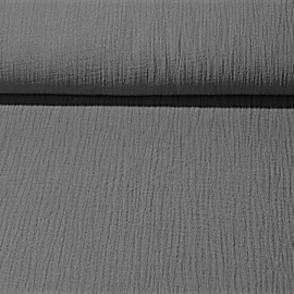 Bio Musselin "Penny" Grau