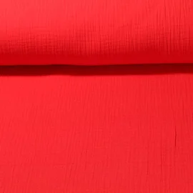 Bio Musselin "Penny" Hellrot