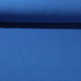 Bio Musselin "Penny" Königsblau