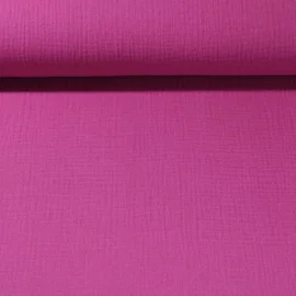 Bio Musselin "Penny" Magenta