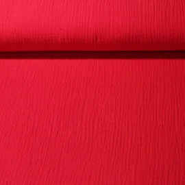 Bio Musselin "Penny" Rot