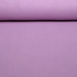 Bio Musselin Triple Uni Mauve
