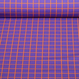 Bio Sommersweat "Beetles & Bugs" Grids Lila