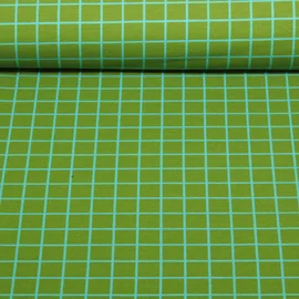 Bio Sommersweat "Beetles & Bugs" Grids Moosgrün