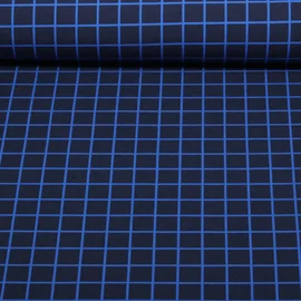 Bio Sommersweat "Beetles & Bugs" Grids Navy