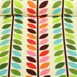 Bio Sommersweat "Beetles & Bugs" Moonflower Ecru