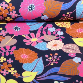 Bio Sommersweat "Gleam" Bloomorama Navy