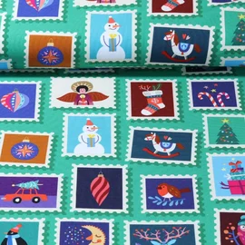 Bio Sweat Christmas On Stamps Grün