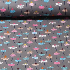 Bio-Sweat "Daisies" Grau