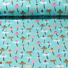 Bio-Sweat "Daisies" Türkis