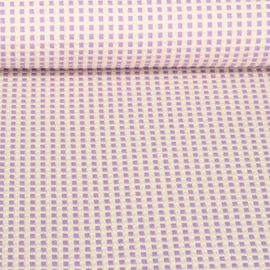 Bio Waffeljersey Hamburger Liebe Picknick Waffles Knit Lila