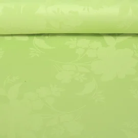 Blusen- & Kleiderstoff Blumen Apfelgrün