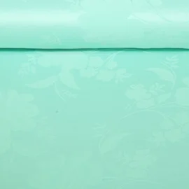 Blusen- & Kleiderstoff Blumen Mint