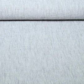 Blusen- & Kleiderstoff Uni Melange Grau