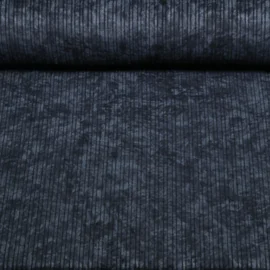 Breitcord Stretch High Low Schwarz