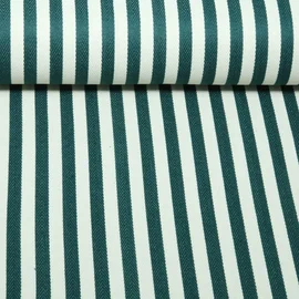 Canvas B-Trendy Fischgrat Streifen Flaschengrün