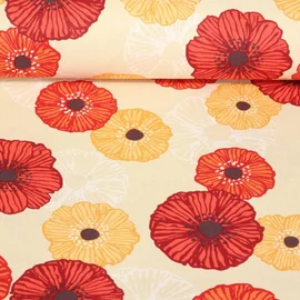 Canvas Blüten Vanille