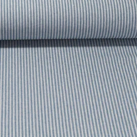 Canvas "Harry" Gestreift Weiß Blau