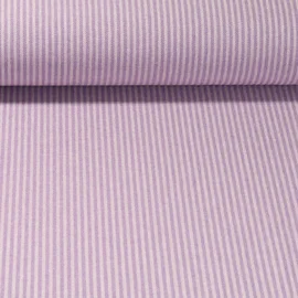 Canvas "Harry" Gestreift Weiß Lavendel
