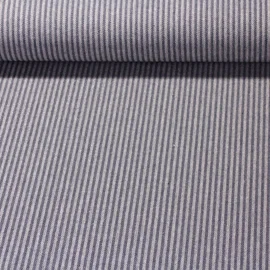 Canvas "Harry" Gestreift Weiß Navy