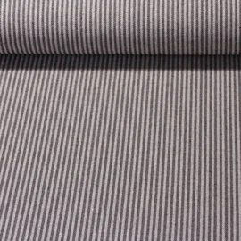 Canvas "Harry" Gestreift Weiß Schwarz