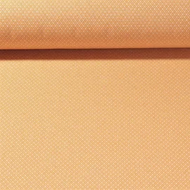 Canvas "Harry" Kleine Rauten Ocker Weiß