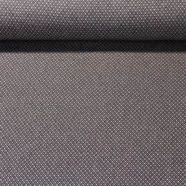 Canvas "Harry" Kleine Rauten Schwarz Weiß