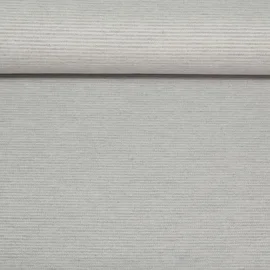 Canvas Jacquard Streifen Silbergrau