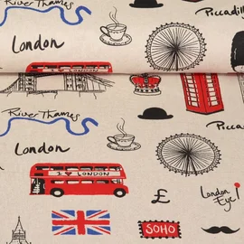 Canvas London Beige Multicolor