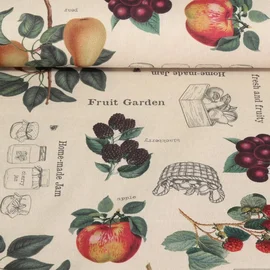 Canvas Obst Beige