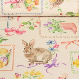 Canvas Ostern Beige