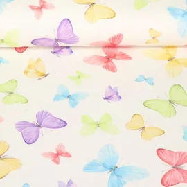 Canvas Schmetterlinge Weiß