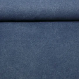 Canvas Stonewashed Uni Denimblau