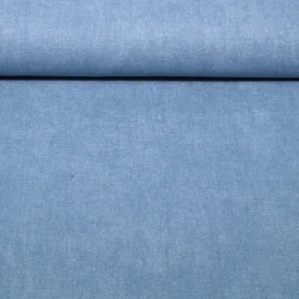 Canvas Vorgewaschen Uni Melange Jeans