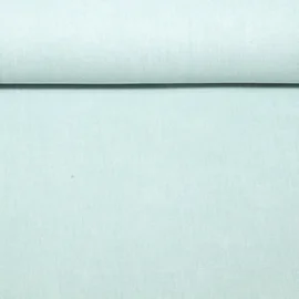 Canvas Vorgewaschen Uni Melange Mint