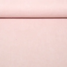 Canvas Vorgewaschen Uni Melange Rosa