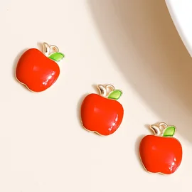 Charm Anhänger Apfel 1 Stück