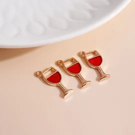 Charm Anhänger Weinglas 1 Stück