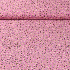 Chiffon Blümchen Rosa