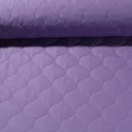 Doubleface Steppstoff Blauviolett  