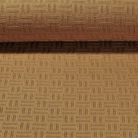 Flecht-Stricksweat Doubleface Kurkuma