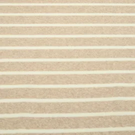 Frottee Jersey Hamburger Liebe Streifen Beige Ecru