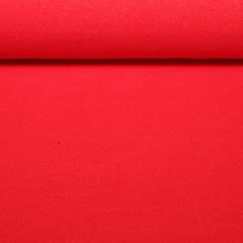 Frottee Jersey Hamburger Liebe Uni Rot